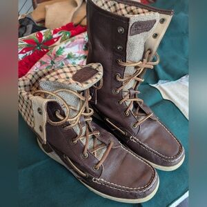 Women's Sperry Topsider Leather High-Top Shoes